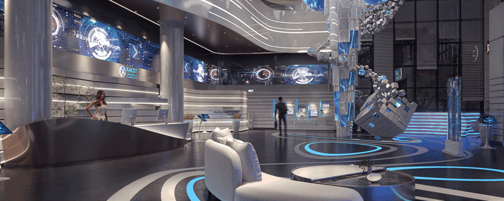 KACST Conference Entrance Redesign–Fluid Architecture in Riyadh