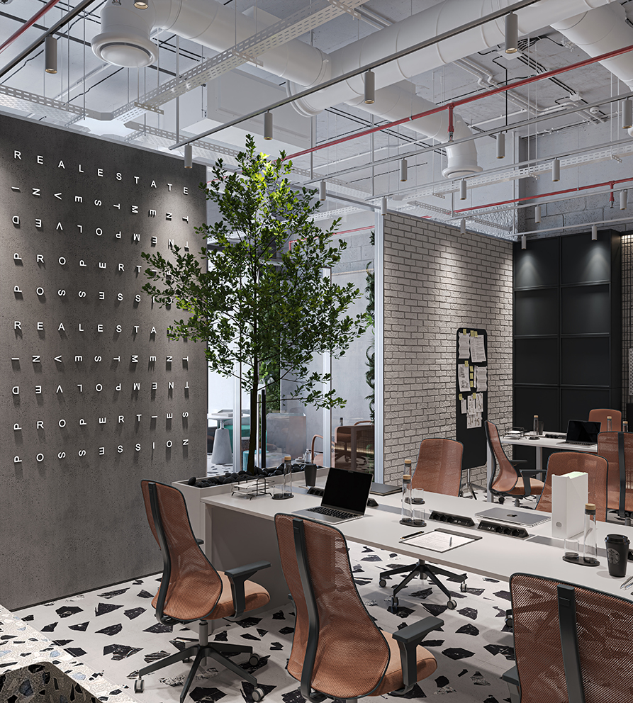 Operational Work Area – Compact, Efficient Layout for Day-to-Day Business Functions
