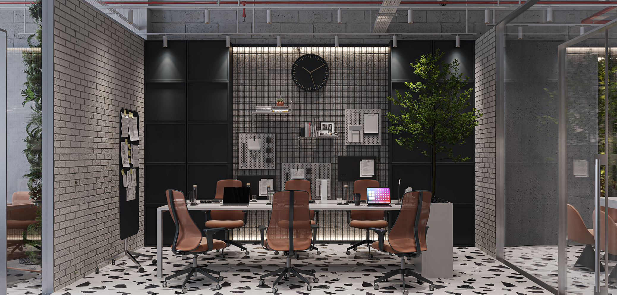 Sales Team Operational Zone – Collaborative Work Area at Thamana Sales Office