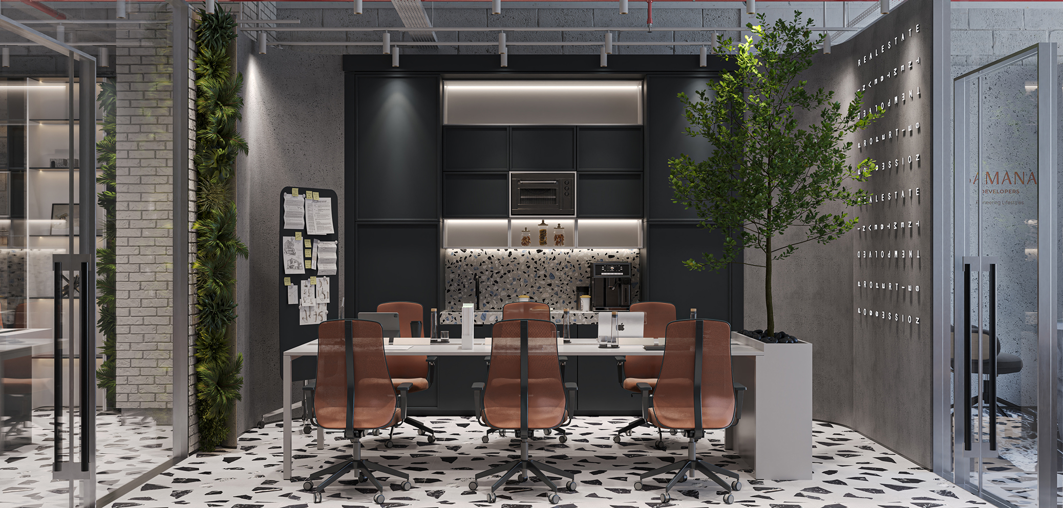 Staff Desks – Functional Layout Promoting Productivity at Thamana Sales Office